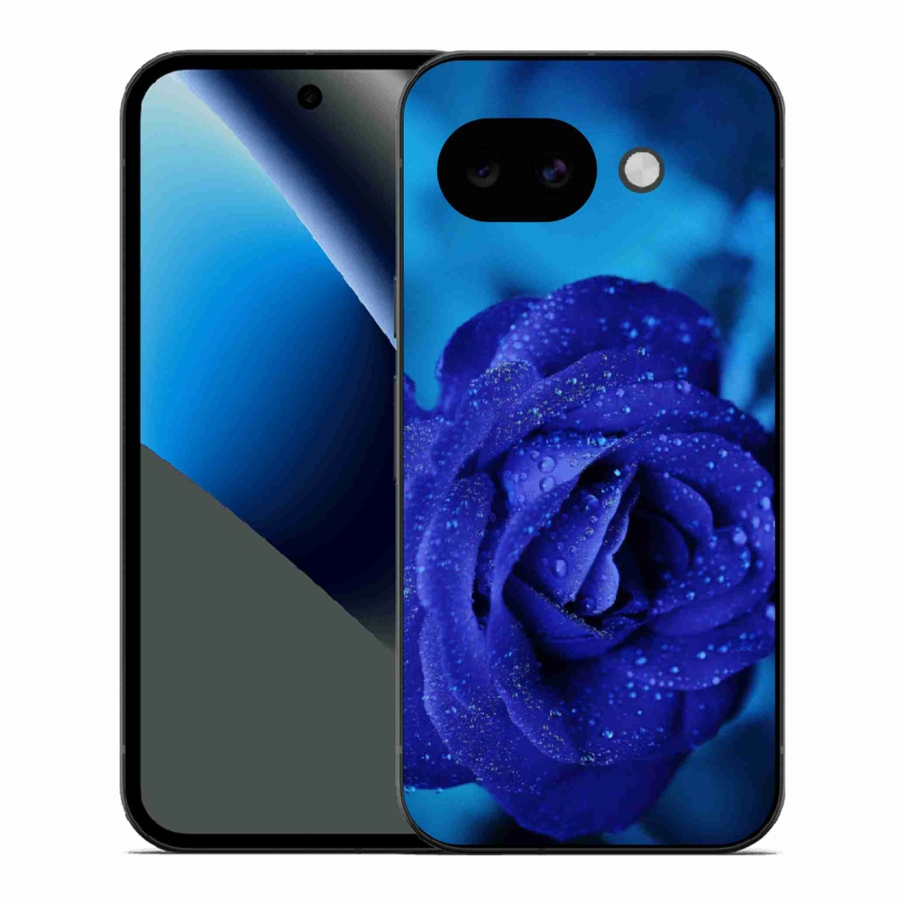 Gélový kryt mmCase na Google Pixel 10a - modrá ruža