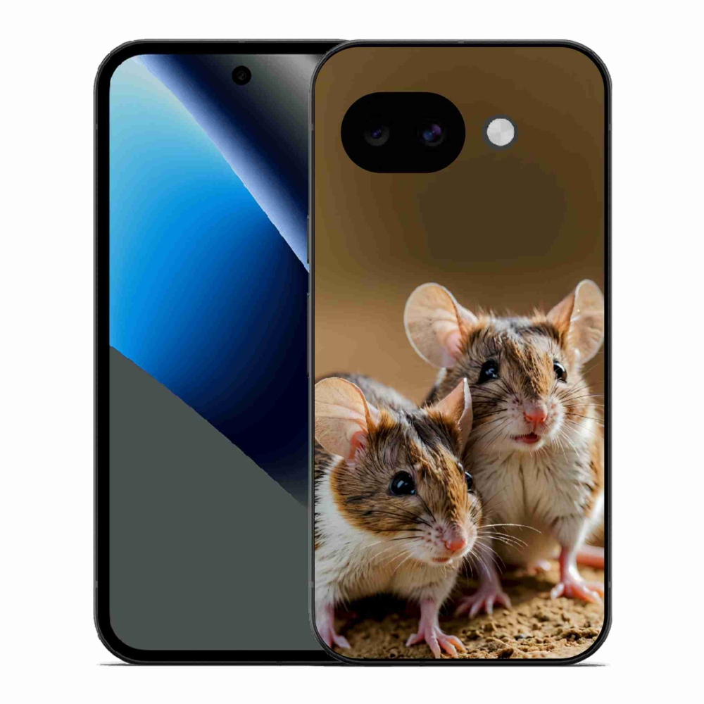 Gélový kryt mmCase na Google Pixel 10a - myší duo