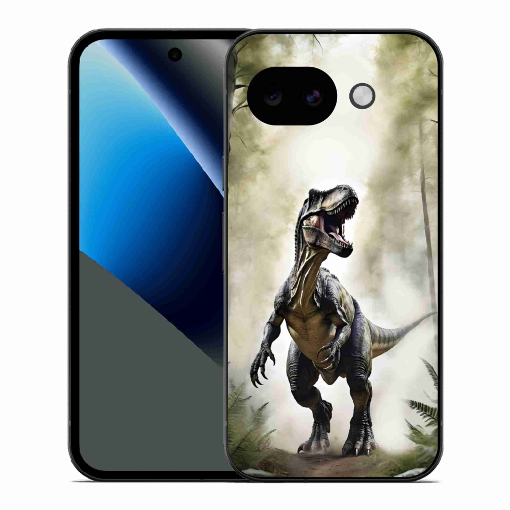 Gélový kryt mmCase na Google Pixel 10a - naštvaný T-Rex