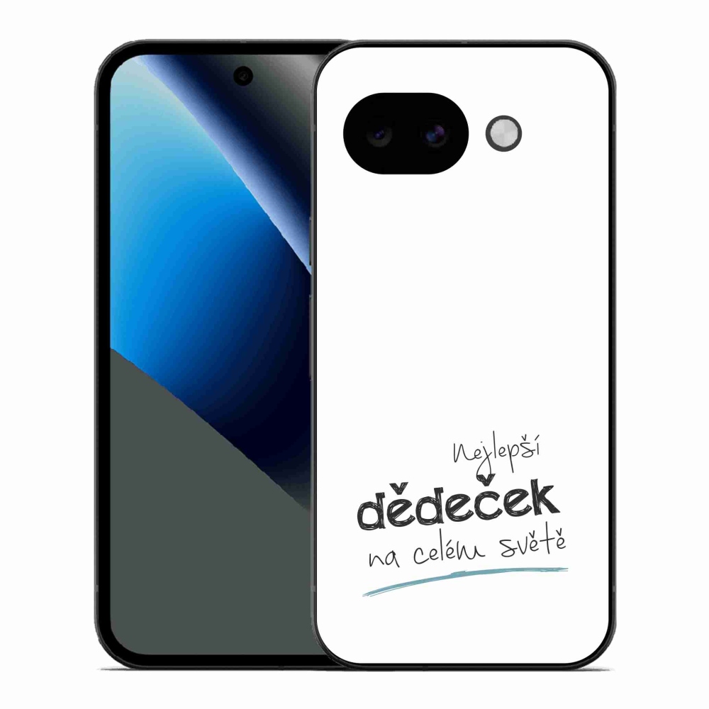 Gélový kryt mmCase na Google Pixel 10a - najlepší dedko 3 biele pozadie