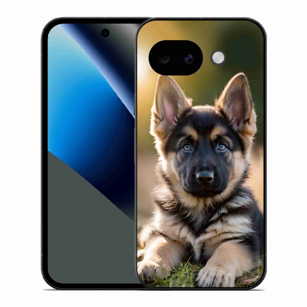 Gélový kryt mmCase na Google Pixel 10a - nemecký ovčiak v prírode