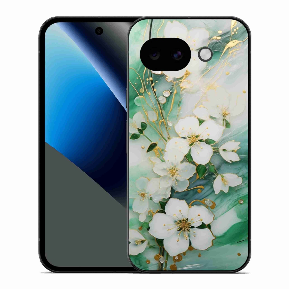 Gélový kryt mmCase na Google Pixel 10a - nežné kvety