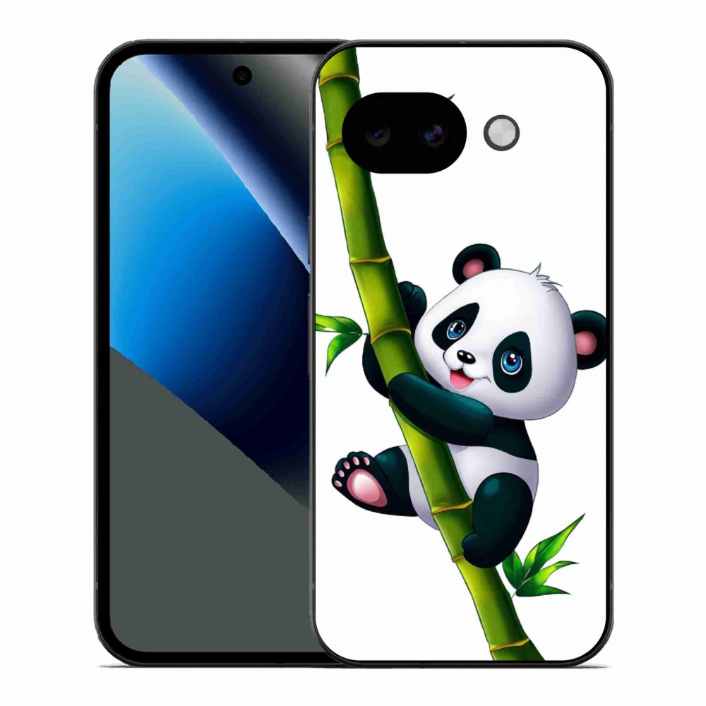 Gélový kryt mmCase na Google Pixel 10a - panda na bambuse