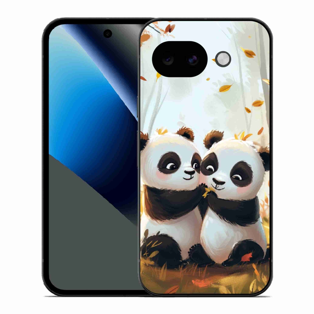 Gélový kryt mmCase na Google Pixel 10a - pandy