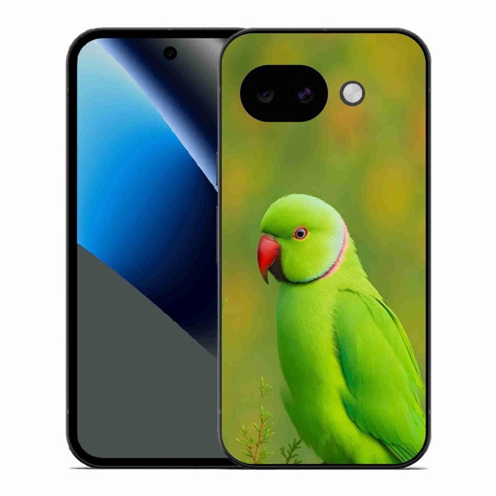 Gélový kryt mmCase na Google Pixel 10a - papagáj Alexandr 2