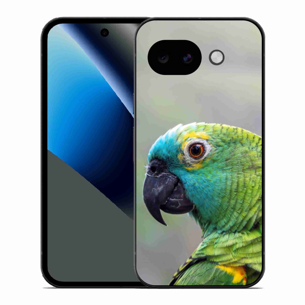Gélový kryt mmCase na Google Pixel 10a - papagáj amazončan