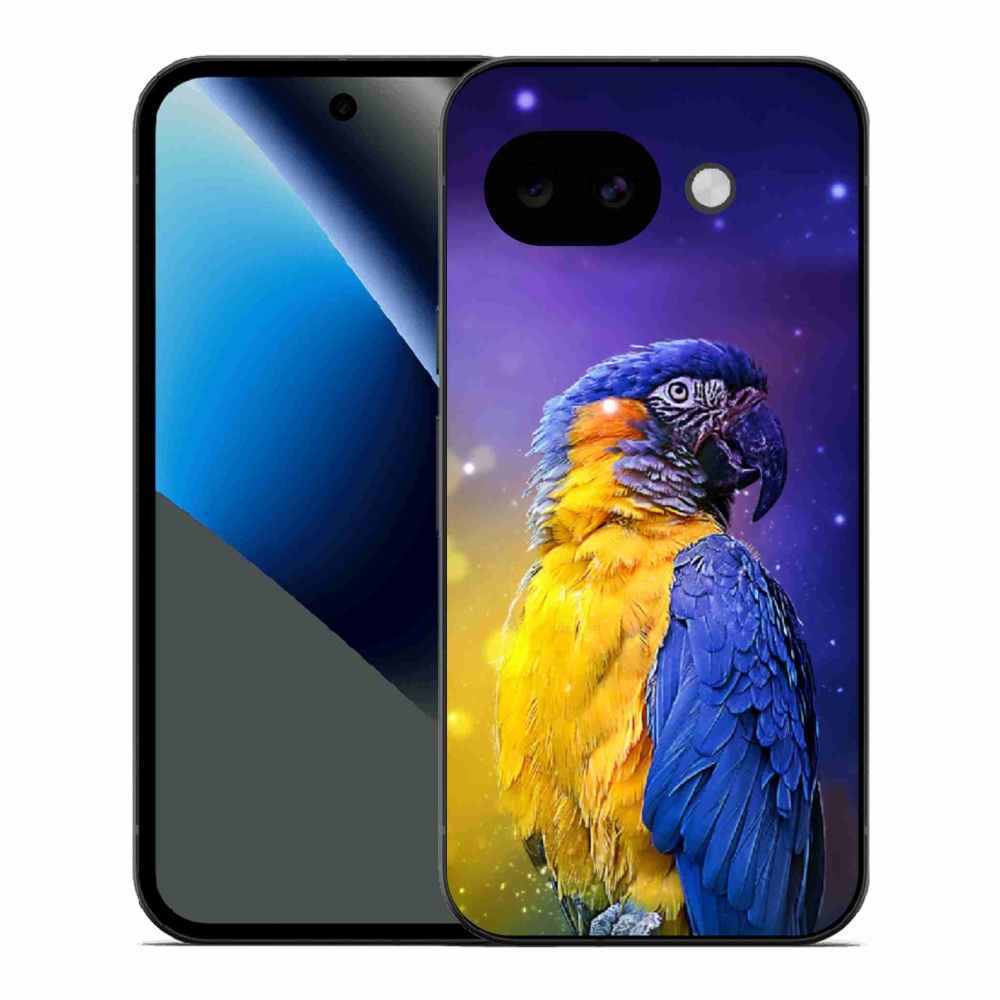 Gélový kryt mmCase na Google Pixel 10a - papagáj ara 1