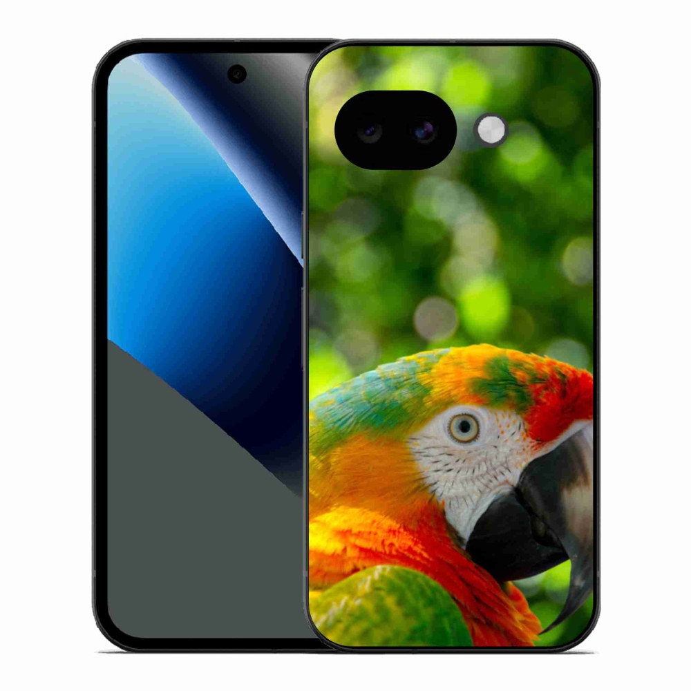 Gélový kryt mmCase na Google Pixel 10a - papagáj ara 3