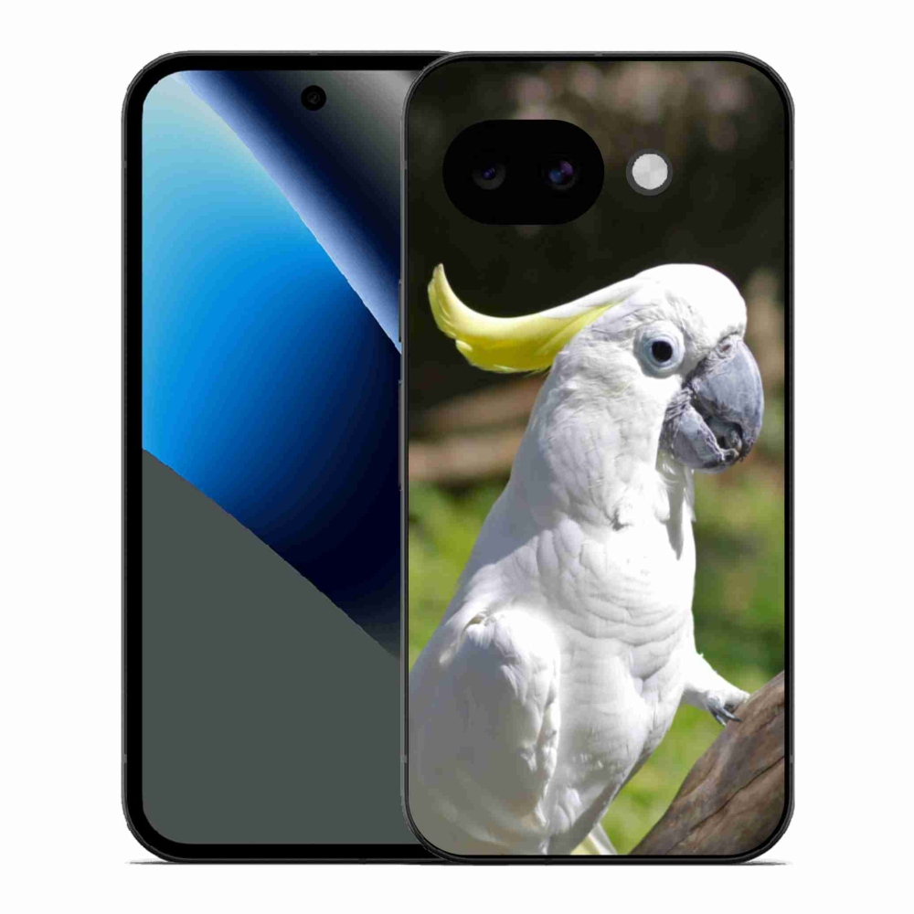 Gélový kryt mmCase na Google Pixel 10a - papagáj kakadu 2