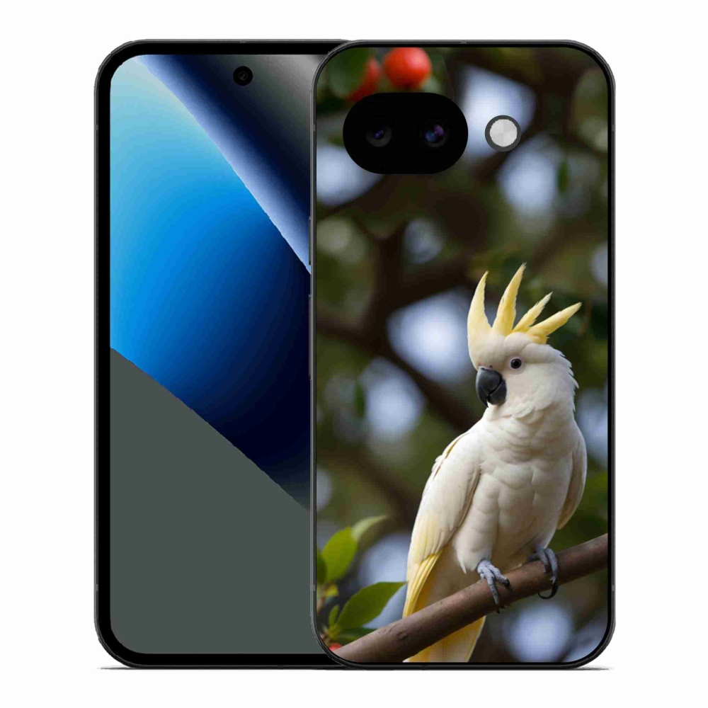 Gélový kryt mmCase na Google Pixel 10a - papagáj kakadu 3