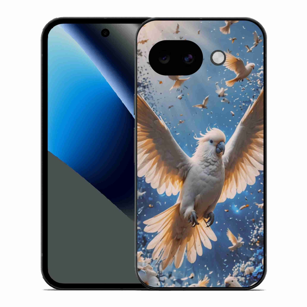 Gélový kryt mmCase na Google Pixel 10a - papagáj kakadu