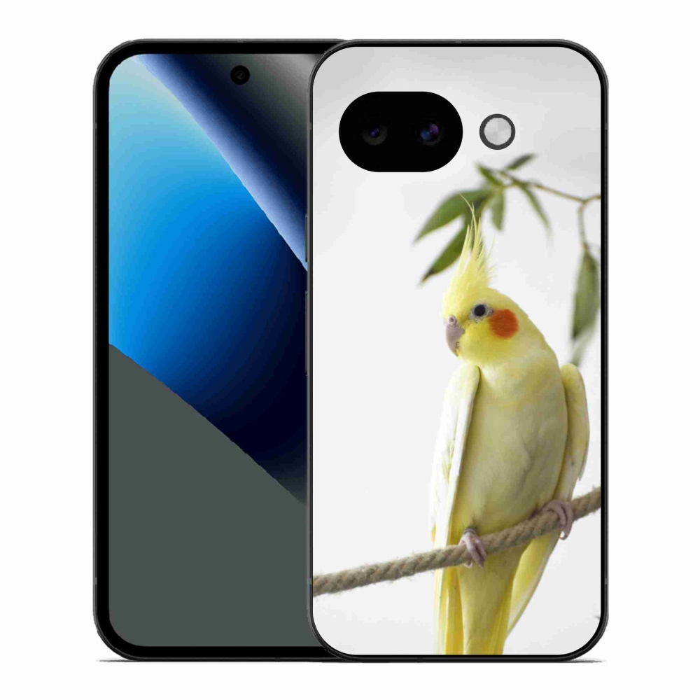 Gélový kryt mmCase na Google Pixel 10a - papagáj korela chocholatá