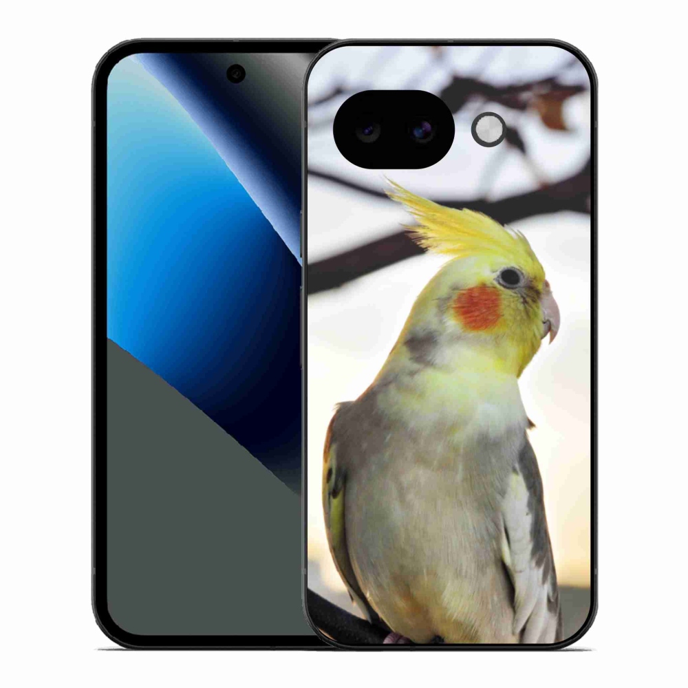Gélový kryt mmCase na Google Pixel 10a - papagáj korela