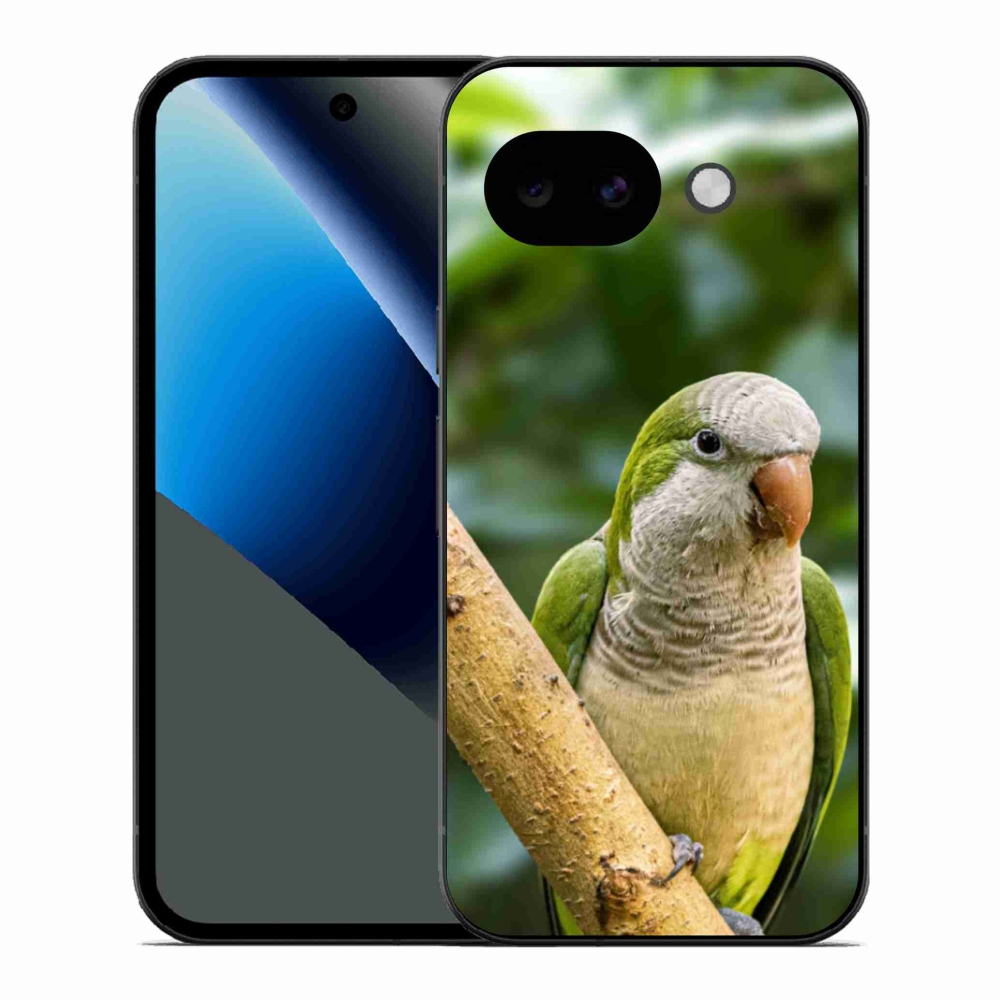 Gélový kryt mmCase na Google Pixel 10a - papagáj mníšok