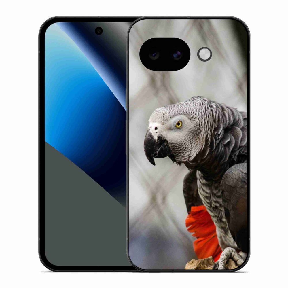 Gélový kryt mmCase na Google Pixel 10a - papagáj žako 3