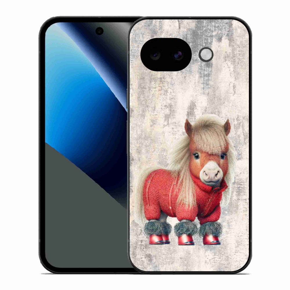 Gélový kryt mmCase na Google Pixel 10a - poník vo svetri