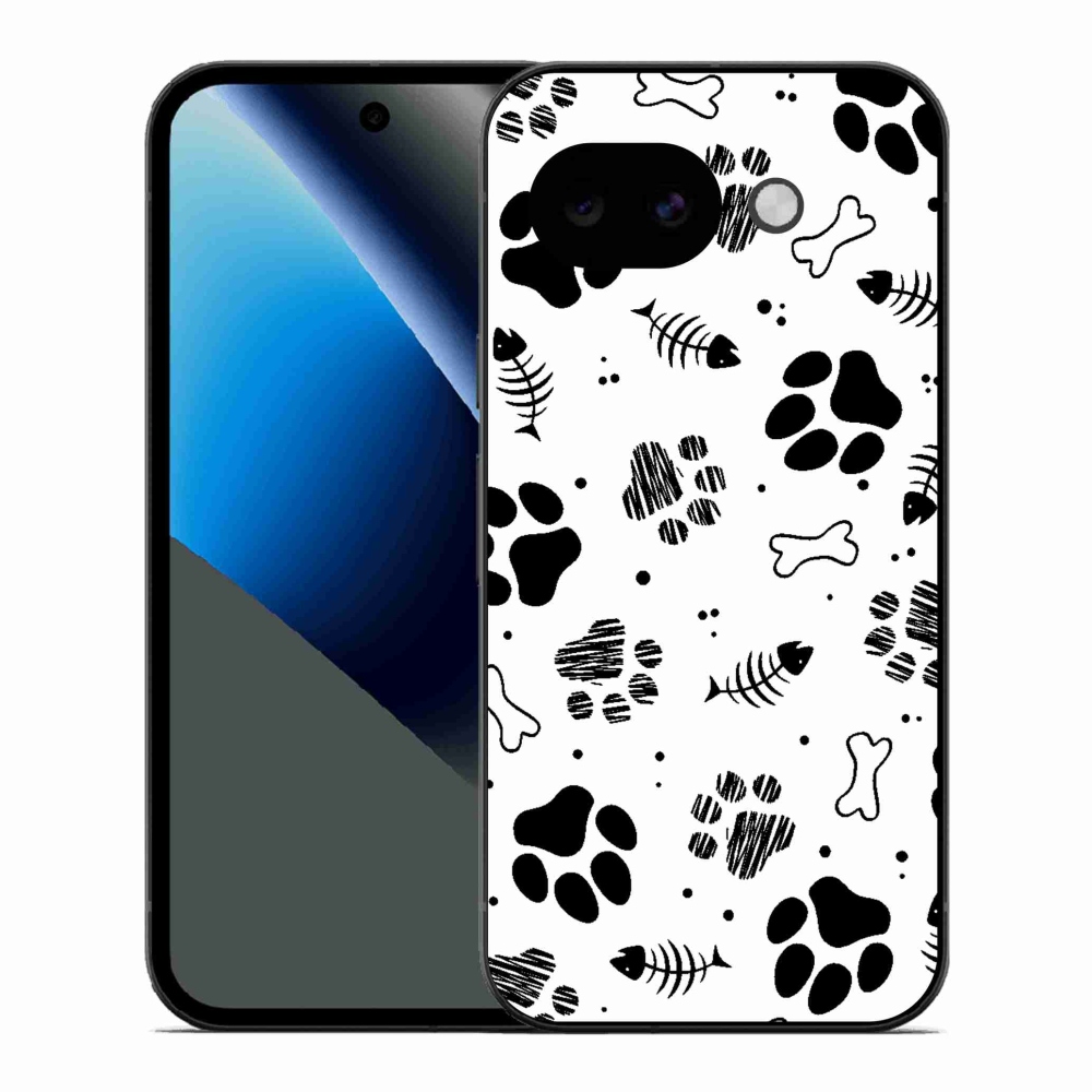 Gélový kryt mmCase na Google Pixel 10a - psie labky 1