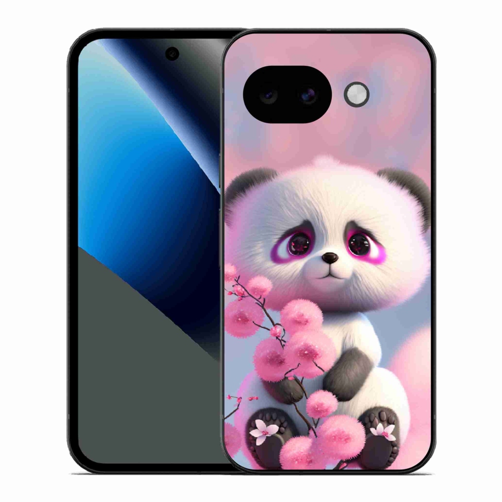 Gélový kryt mmCase na Google Pixel 10a - roztomilá panda 1