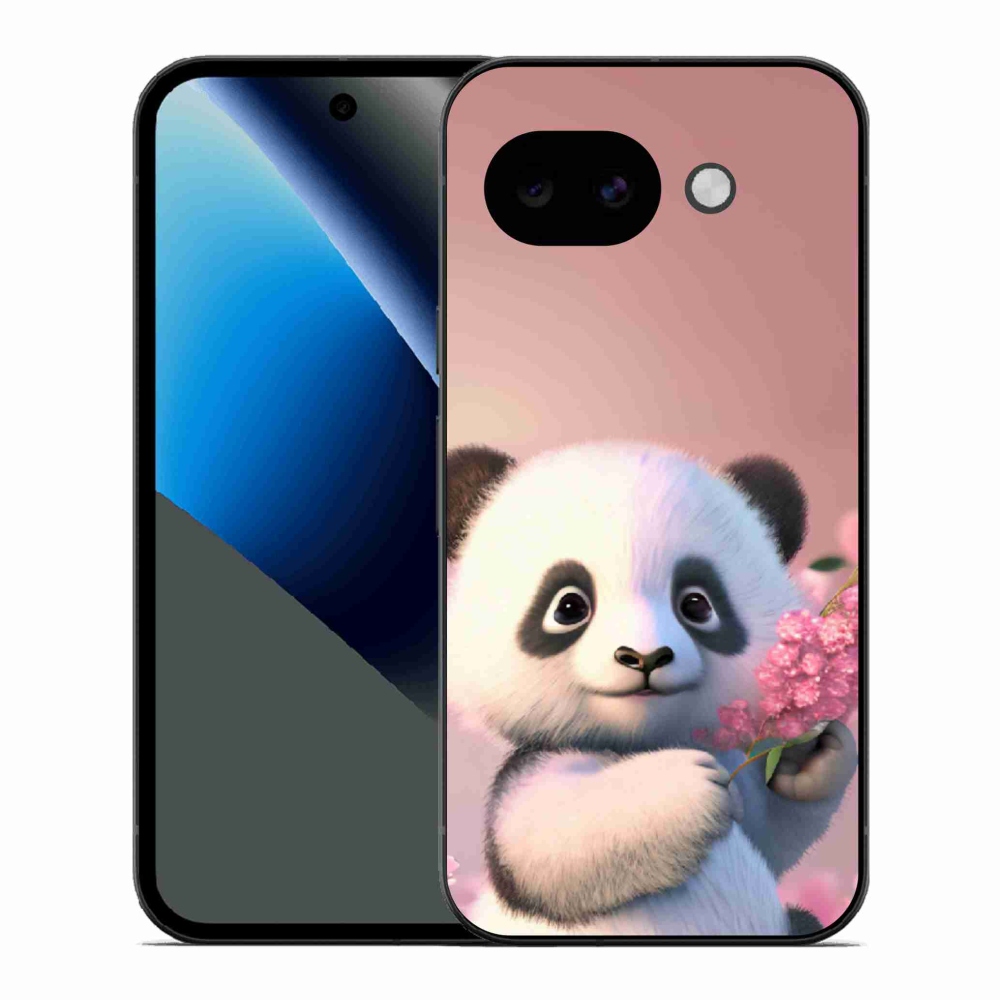 Gélový kryt mmCase na Google Pixel 10a - roztomilá panda