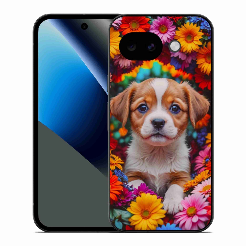 Gélový kryt mmCase na Google Pixel 10a - roztomilé šteňa