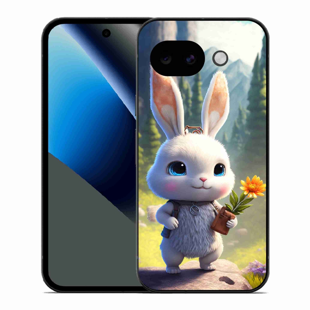 Gélový kryt mmCase na Google Pixel 10a - roztomilý zajačik