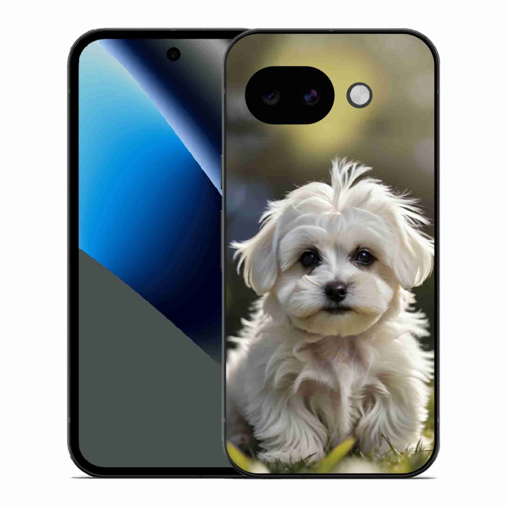 Gélový kryt mmCase na Google Pixel 10a - roztomilý maltézsky psík