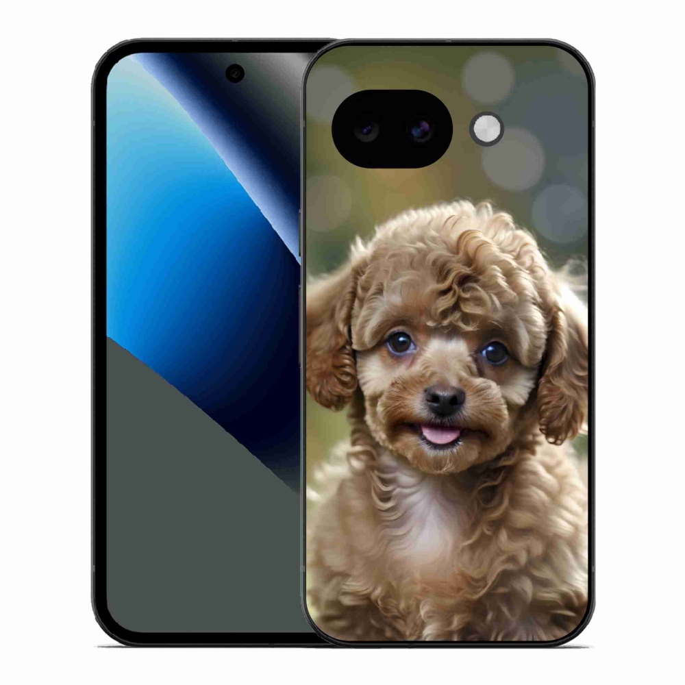 Gélový kryt mmCase na Google Pixel 10a - roztomilý pudel