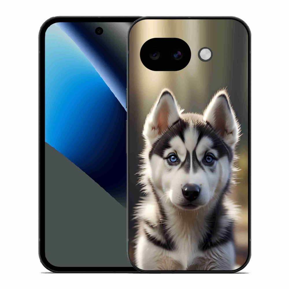 Gélový kryt mmCase na Google Pixel 10a - roztomilý sibírsky husky