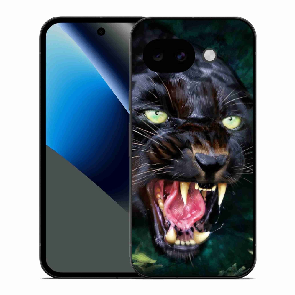 Gélový kryt mmCase na Google Pixel 10a - rozzúrený čierny panter