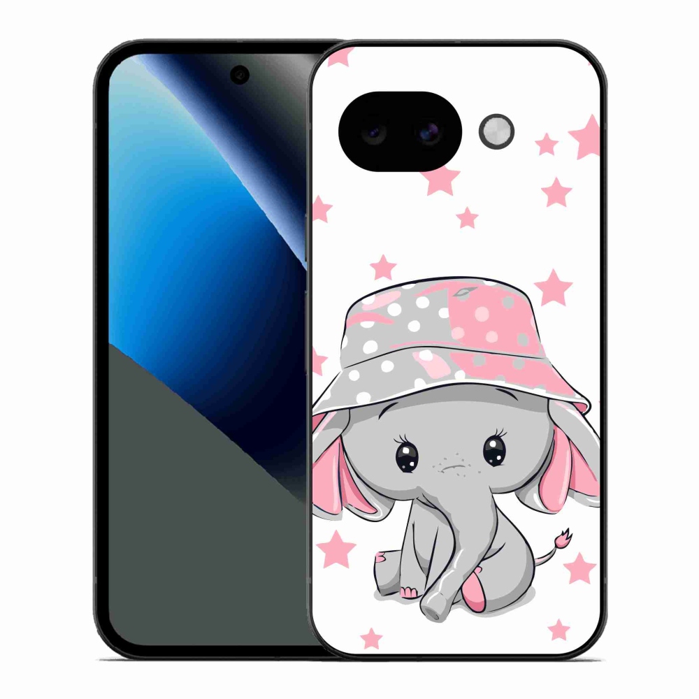Gélový kryt mmCase na Google Pixel 10a - ružový slon