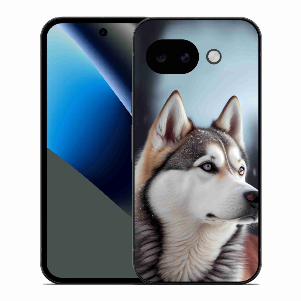 Gélový kryt mmCase na Google Pixel 10a - sibírsky husky