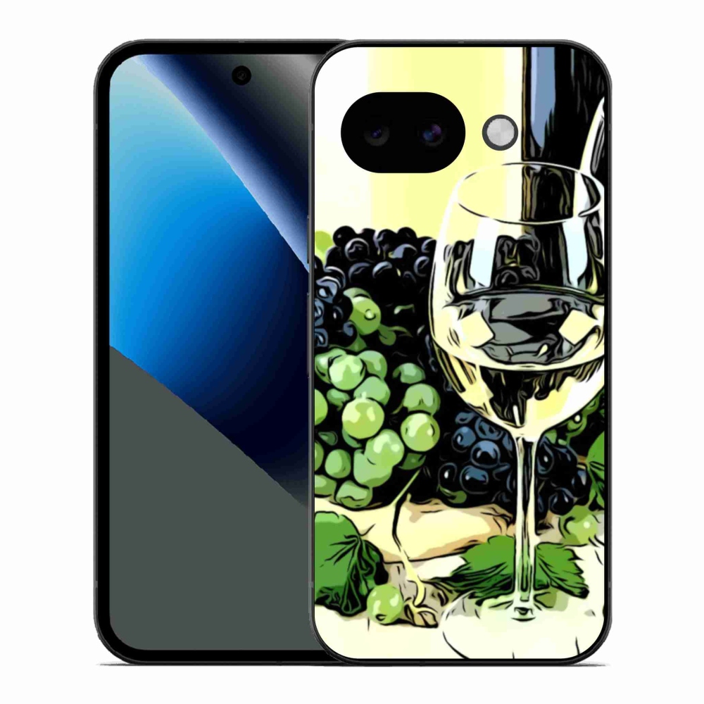 Gélový kryt mmCase na Google Pixel 10a - pohár vína