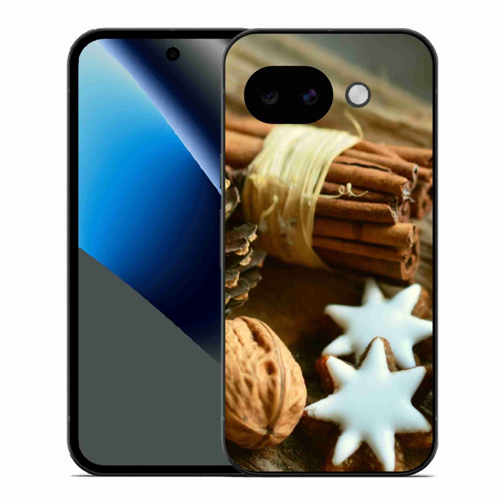 Gélový kryt mmCase na Google Pixel 10a - škorica a perníčky