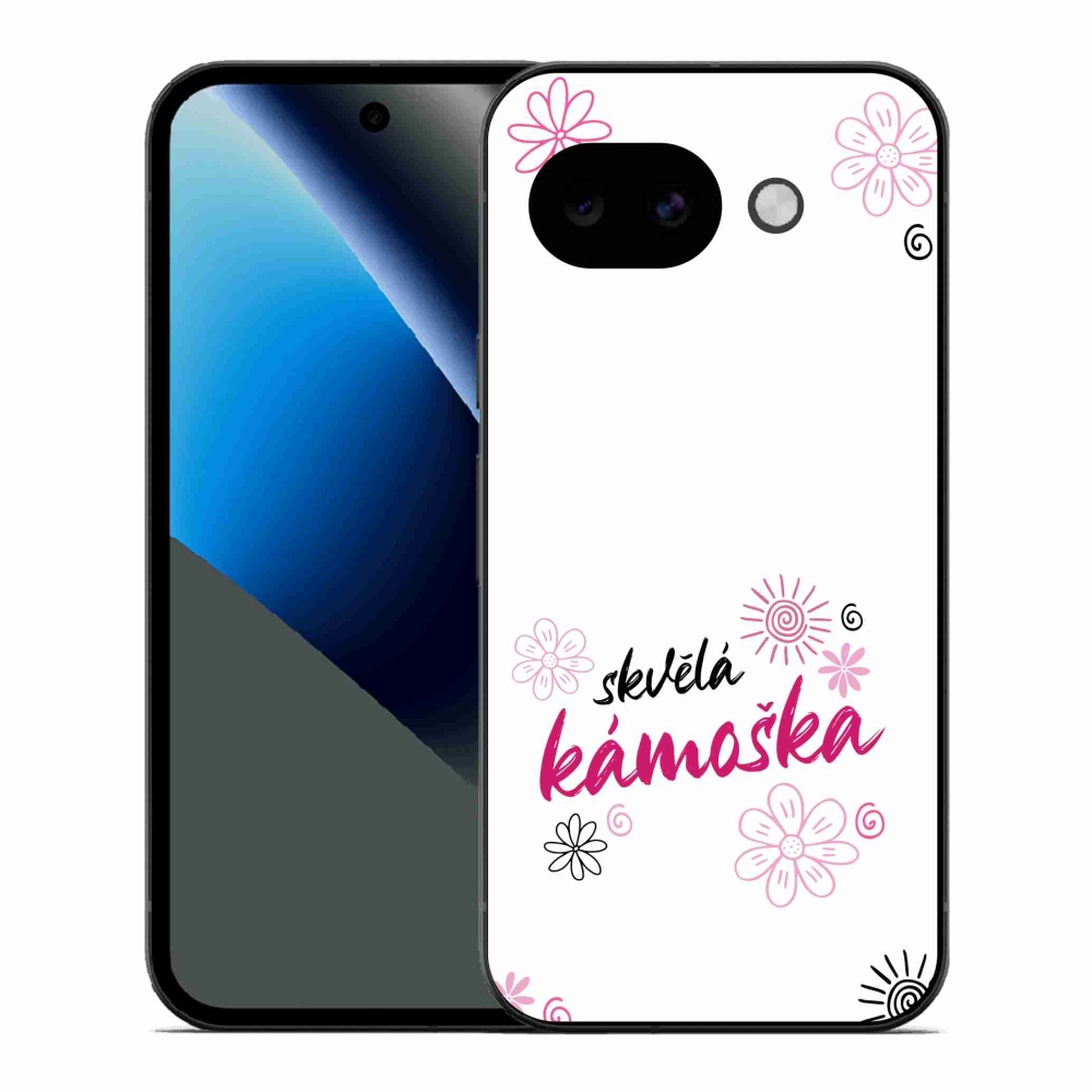 Gélový kryt mmCase na Google Pixel 10a - skvelá kamoška biele pozadie