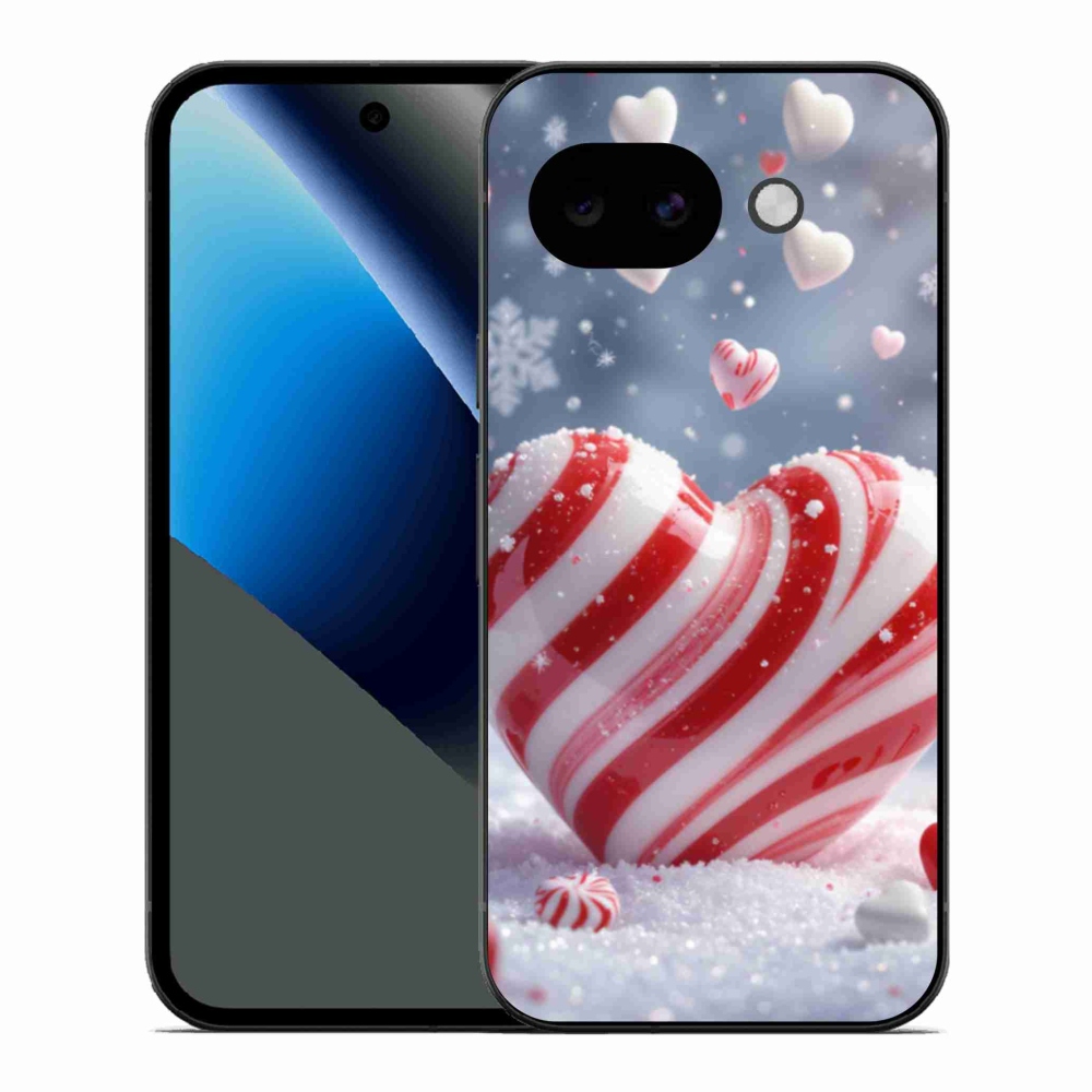 Gélový kryt mmCase na Google Pixel 10a - sladké srdce