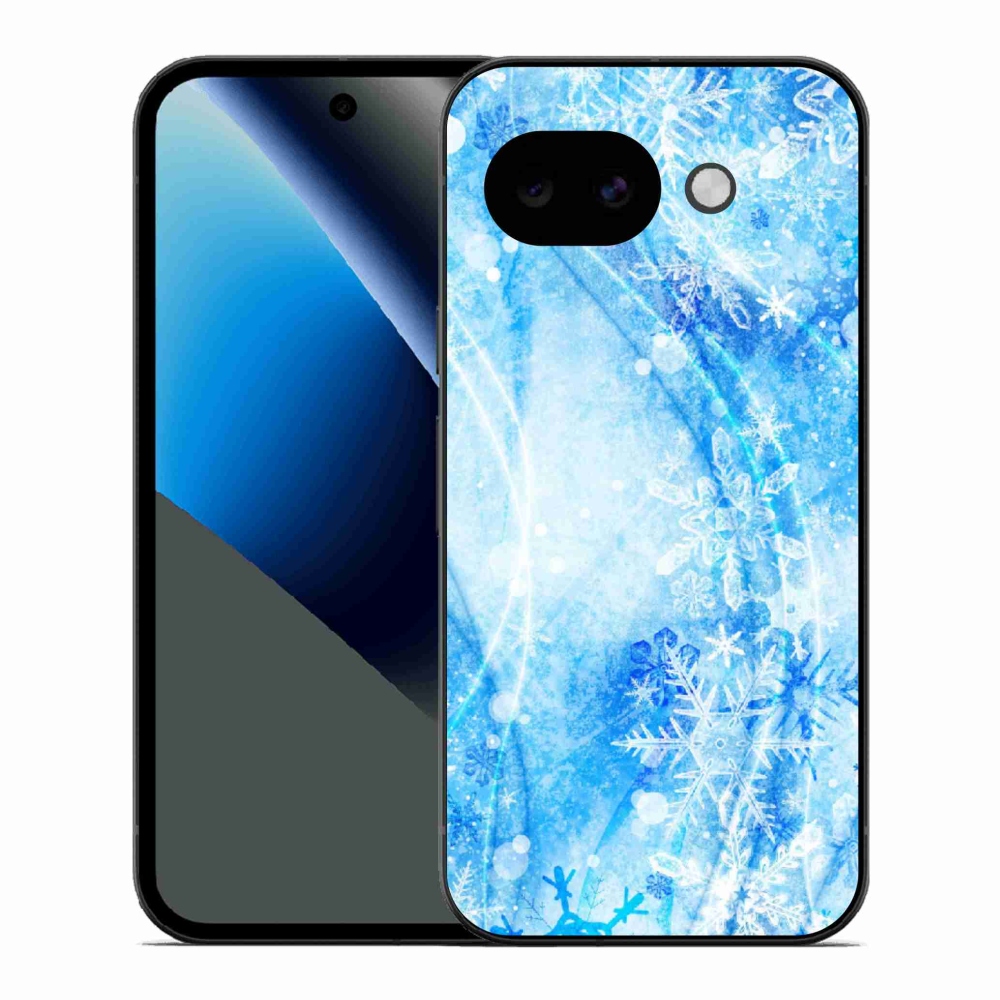 Gélový kryt mmCase na Google Pixel 10a - snehové vločky
