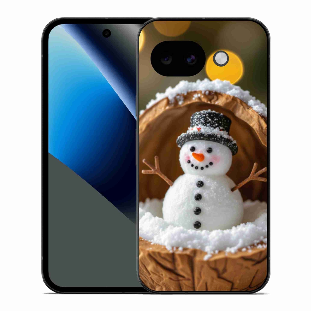 Gélový kryt mmCase na Google Pixel 10a - snehuliak 4