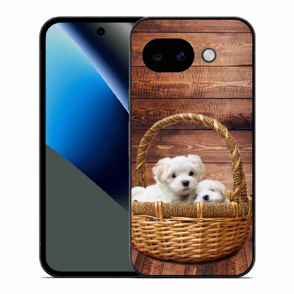 Gélový kryt mmCase na Google Pixel 10a - šteniatka