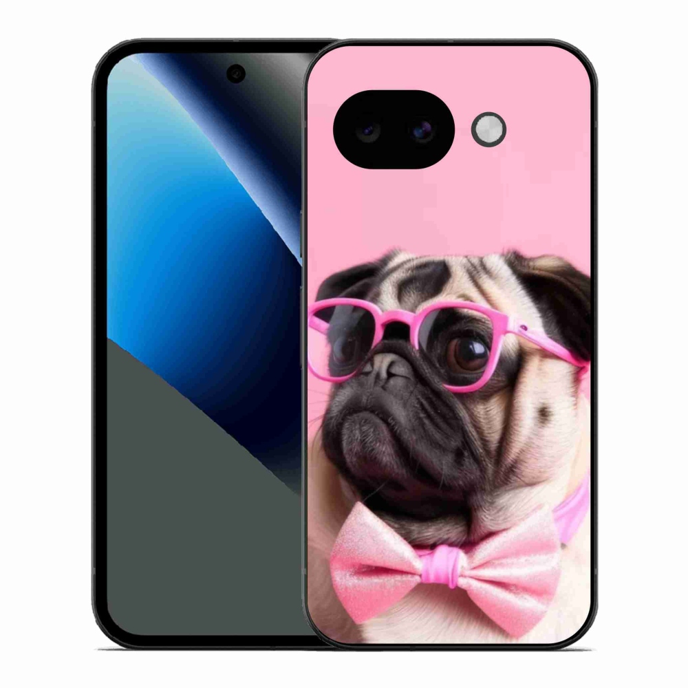 Gélový kryt mmCase na Google Pixel 10a - štýlový mops