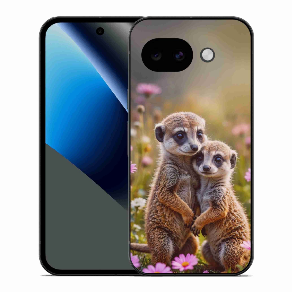 Gélový kryt mmCase na Google Pixel 10a - surikatí duo