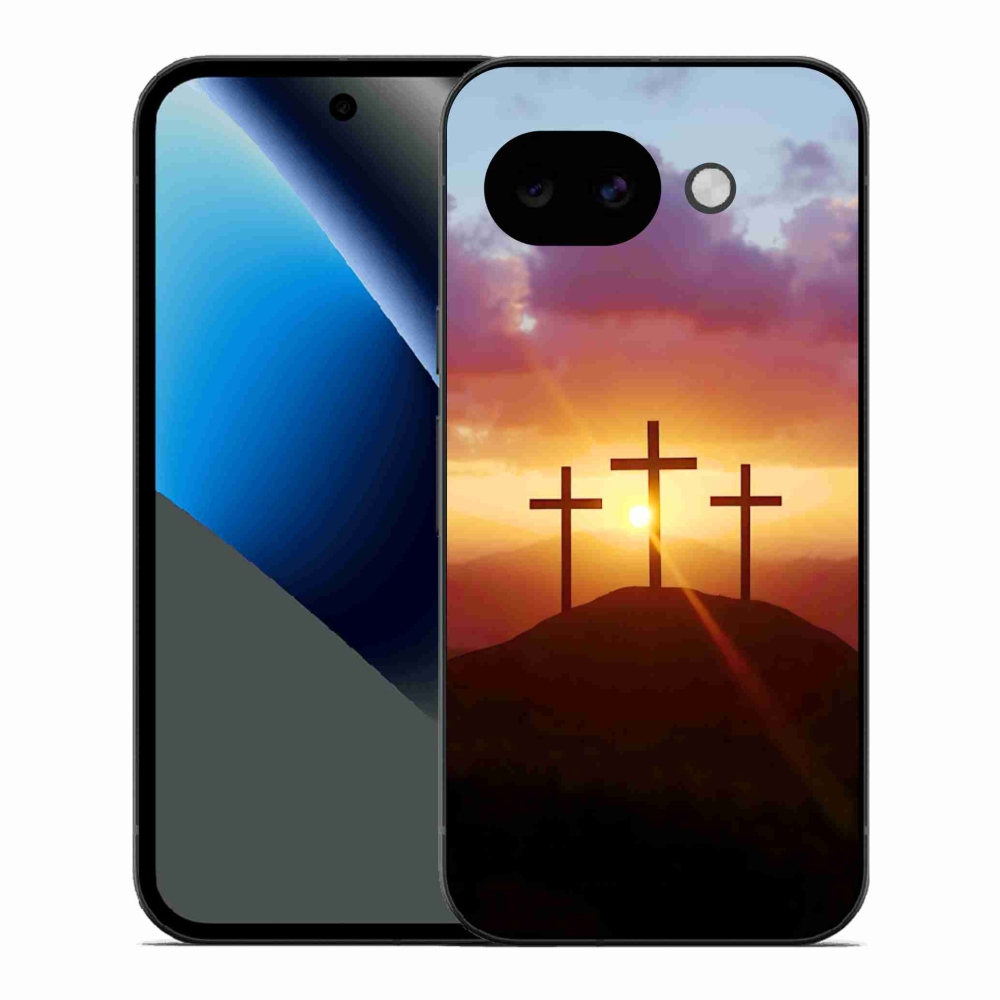 Gélový kryt mmCase na Google Pixel 10a - tri kríža