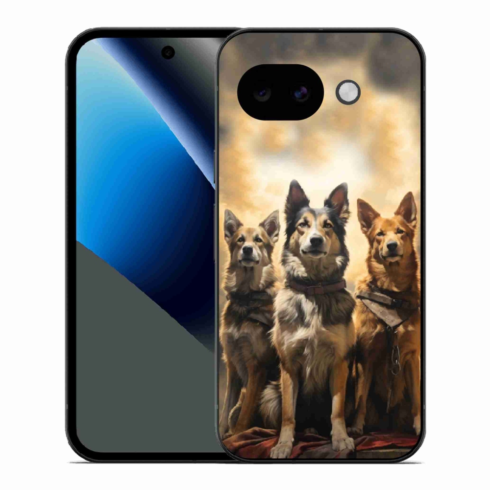Gélový kryt mmCase na Google Pixel 10a - tri psy