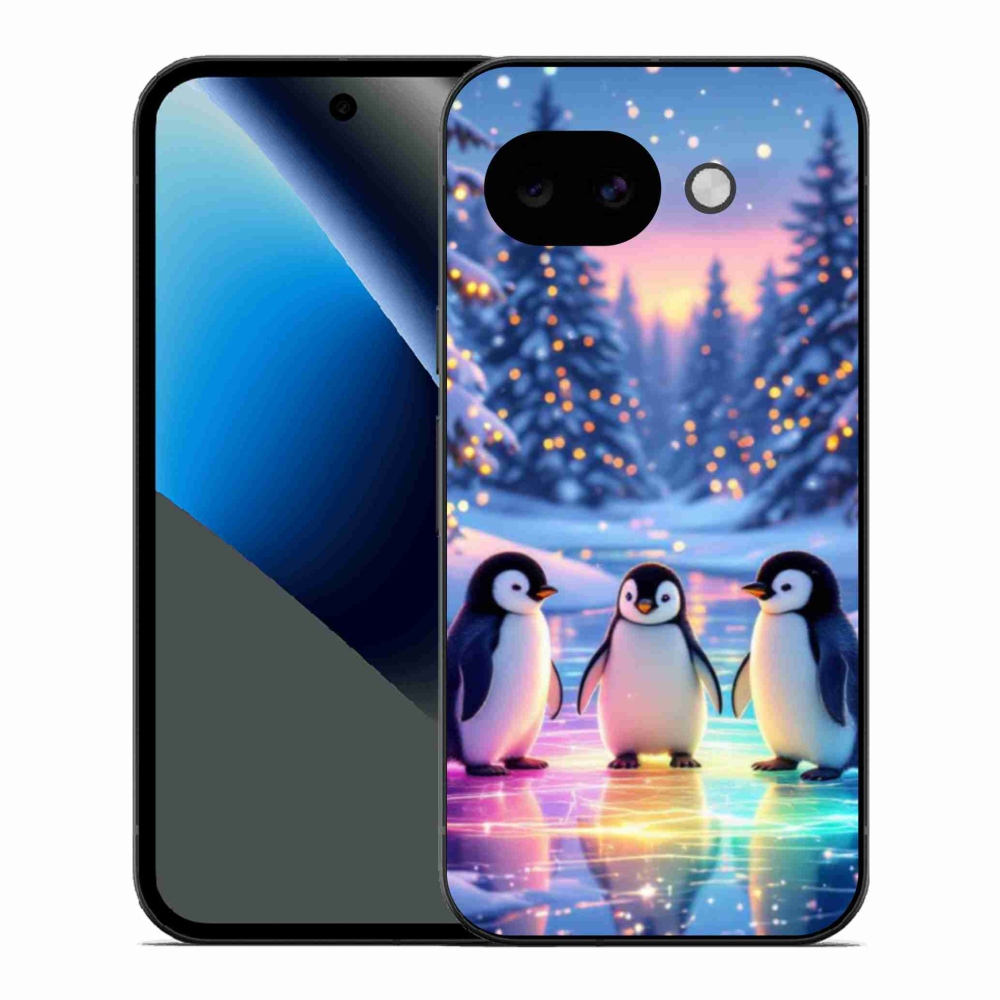 Gélový kryt mmCase na Google Pixel 10a - tučniaky