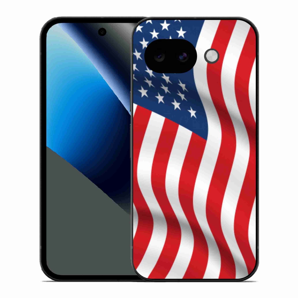 Gélový kryt mmCase na Google Pixel 10a - USA vlajka