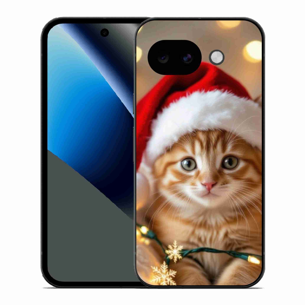Gélový kryt mmCase na Google Pixel 10a - vianočné mačiatko