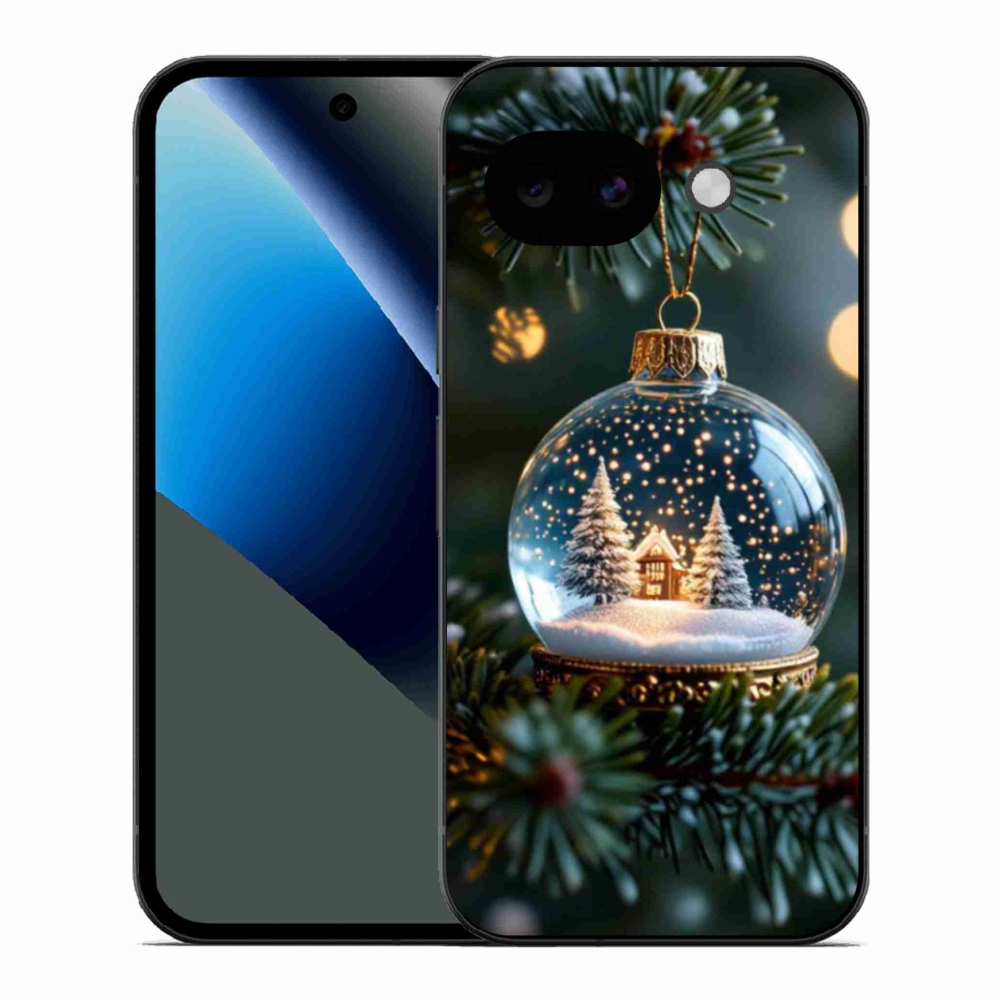 Gélový kryt mmCase na Google Pixel 10a - vianočné gule 2