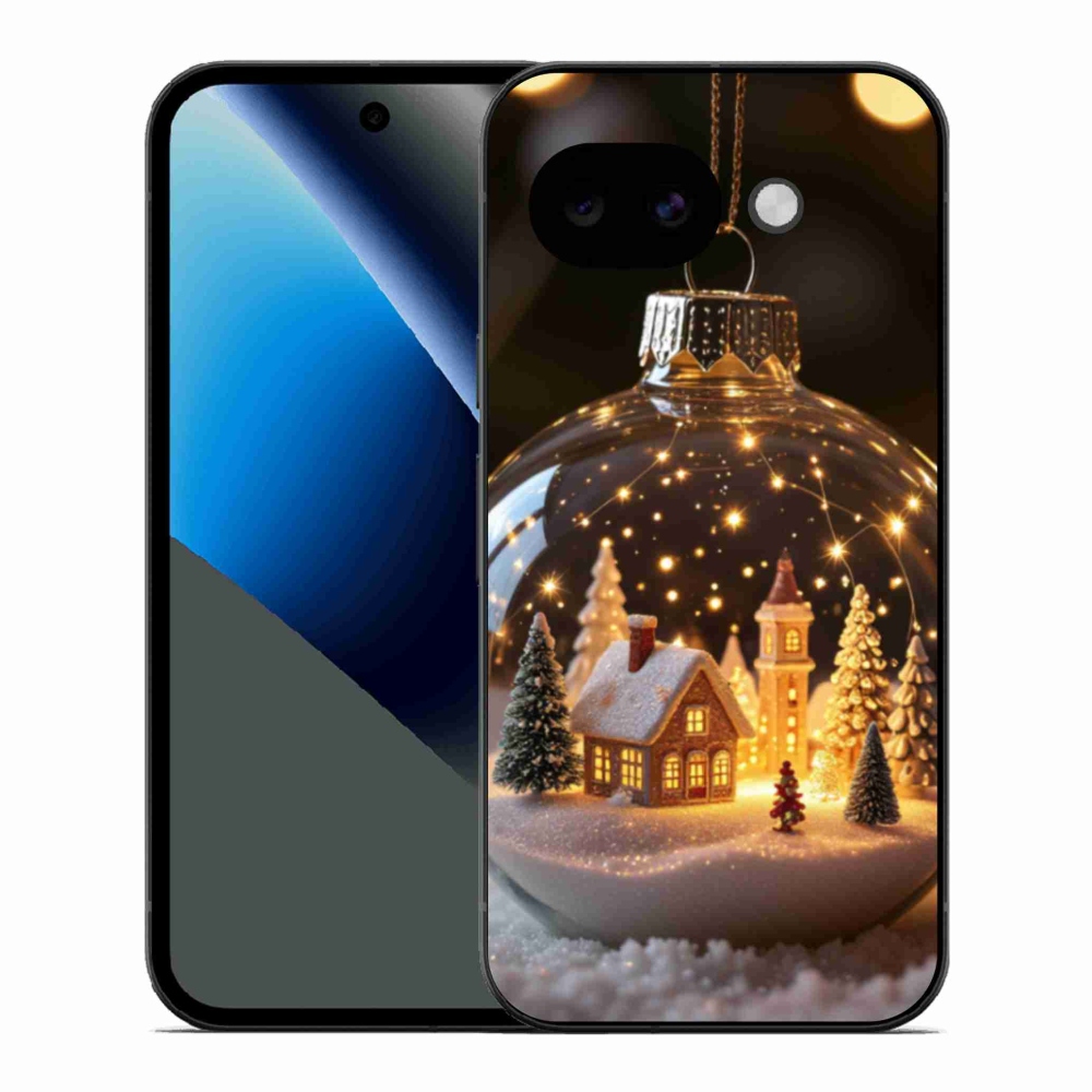 Gélový kryt mmCase na Google Pixel 10a - vianočné gule 3
