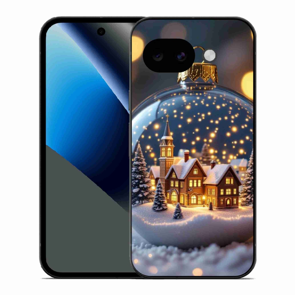 Gélový kryt mmCase na Google Pixel 10a - vianočné gule 4