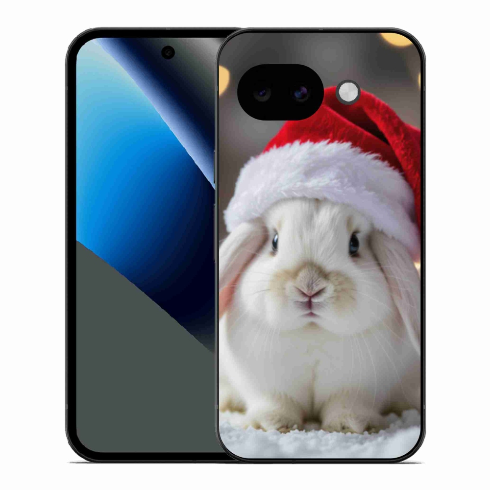 Gélový kryt mmCase na Google Pixel 10a - vianočný králik
