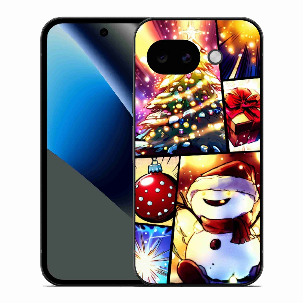 Gélový kryt mmCase na Google Pixel 10a - vianočné motívy 1